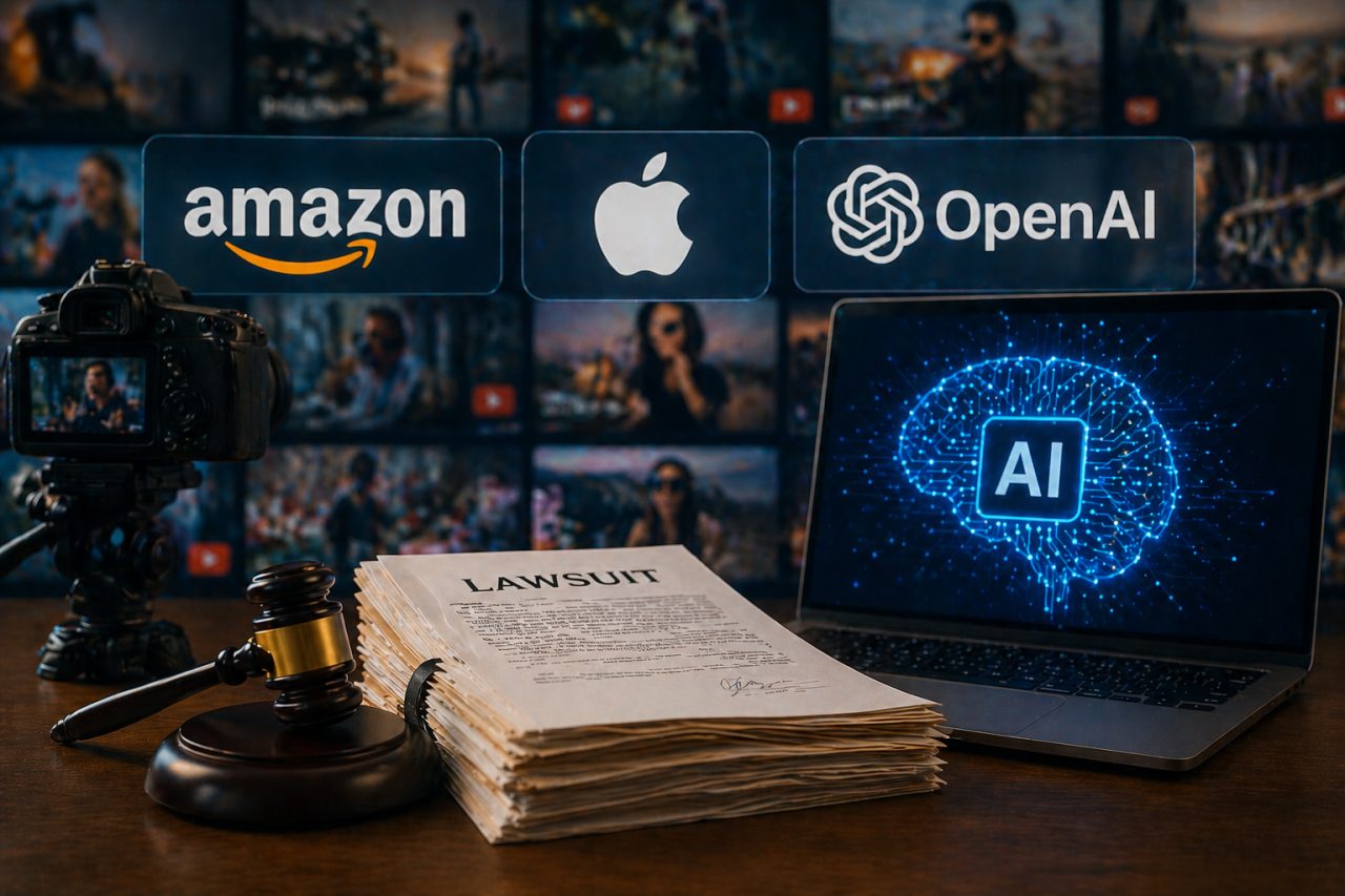 YouTubers processam Amazon, Apple e OpenAI por usar vídeos sem permissão para treinar IA — e chegam a 100 ações judiciais nos EUA