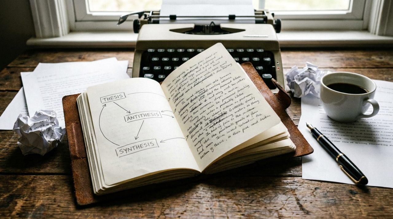A Arte de Pensar por Escrito: Como a Dialética na Escrita Transforma Ideias em Verdades