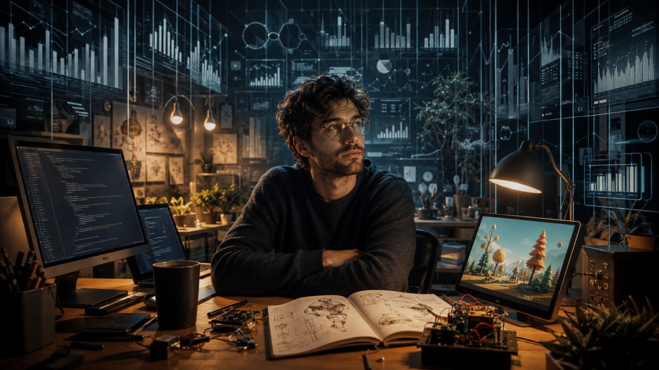 Além do Código: Como um Desenvolvedor de Elite Encontra a Criatividade em Projetos Pessoais e Desafia a Tirania das Métricas