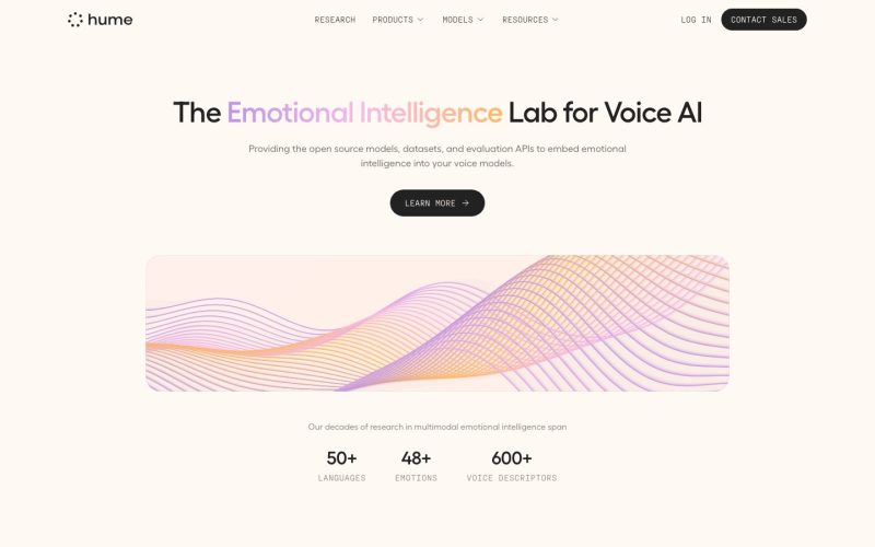 Hume AI Empathic Voice Interface